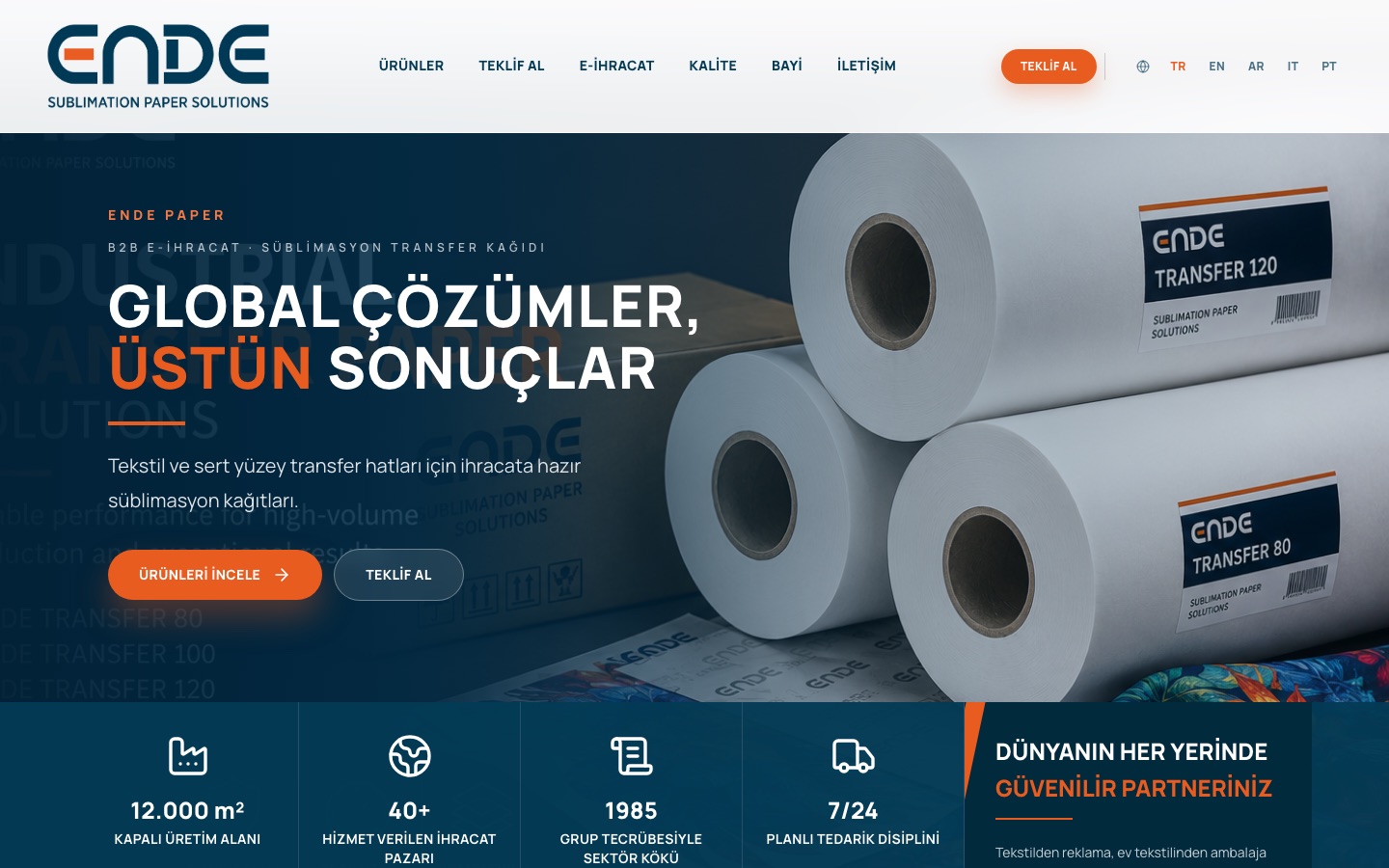 ENDE Paper proje önizlemesi