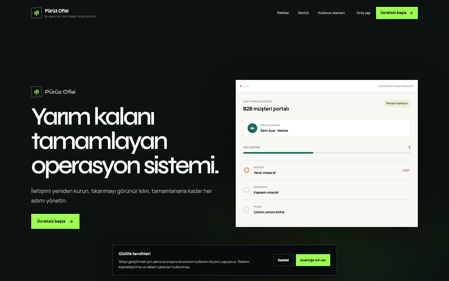 Pürüz Ofisi proje önizlemesi